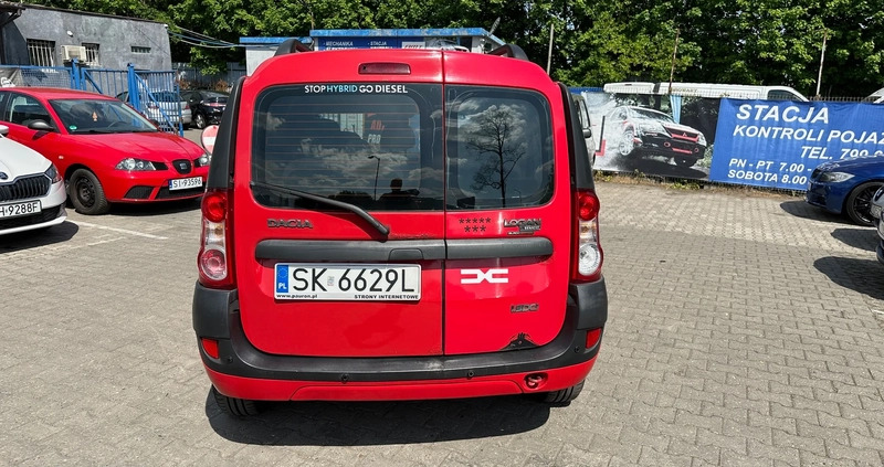 Dacia Logan cena 8900 przebieg: 219000, rok produkcji 2007 z Dzierżoniów małe 154